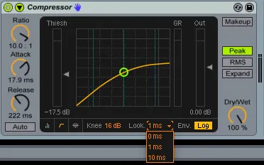Lookahead function in compressor
