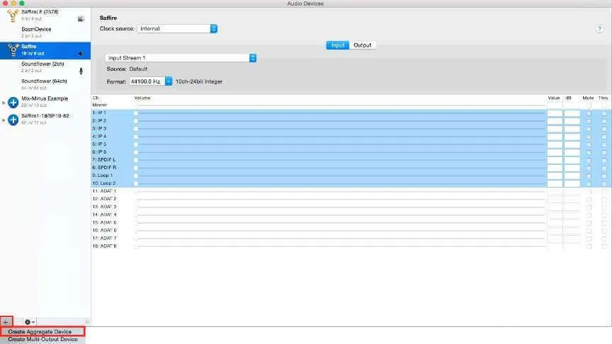 Mac Audio MIDI Setup