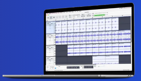 Audacity audio editing interface